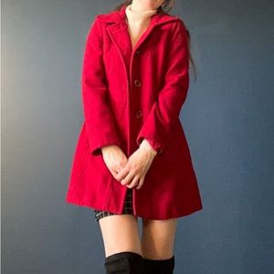 Beautiful Bright Red Anne Klein Coat!
